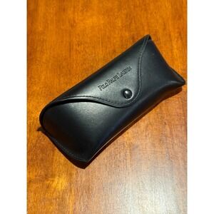 Polo Ralph Lauren Black Sunglasses Eyewear Case Snap Closure